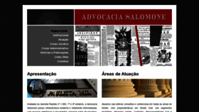 What Salomone.adv.br website looked like in 2019 (4 years ago)