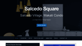 What Salcedosquare.com website looked like in 2019 (4 years ago)