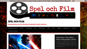 What Spelochfilm.se website looked like in 2019 (4 years ago)
