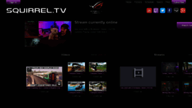 What Squirrel.tv website looked like in 2019 (4 years ago)