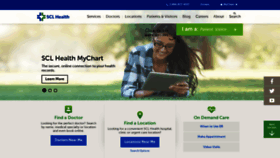 What Sclhealthsystem.org website looked like in 2019 (4 years ago)