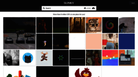What Slinky.me website looked like in 2020 (4 years ago)