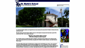 What Stmartinsschool.org website looked like in 2020 (4 years ago)