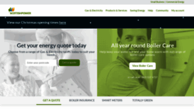 What Scottishpower.co.uk website looked like in 2020 (4 years ago)