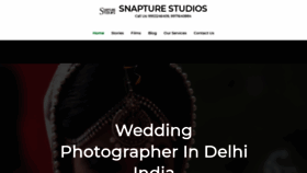 What Snapturestudios.com website looked like in 2020 (5 years ago)