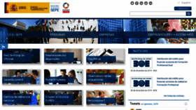 What Sepe.es website looked like in 2020 (4 years ago)