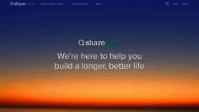 What Sharecare.com website looked like in 2020 (4 years ago)