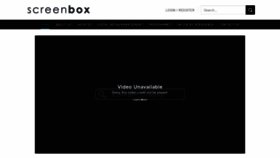 What Screenbox.com.sg website looked like in 2020 (4 years ago)