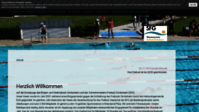 What Schwimmbad-gimbsheim.de website looked like in 2020 (4 years ago)