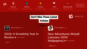 What Smashingmagazine.com website looked like in 2020 (4 years ago)