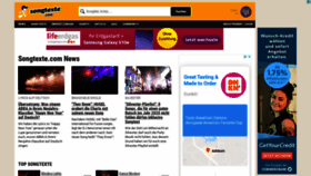 What Songtexte.com website looked like in 2020 (4 years ago)