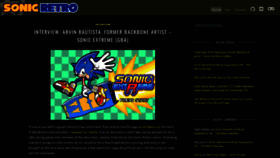 What Sonicretro.org website looked like in 2020 (6 years ago)
