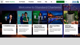 What Standardchartered.com.hk website looked like in 2020 (4 years ago)