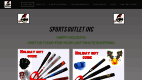 What Sportsoutletinc.com website looked like in 2020 (4 years ago)