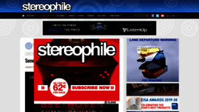 What Stereophile.com website looked like in 2020 (4 years ago)