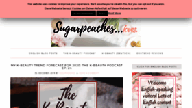 What Sugarpeachesloves.net website looked like in 2020 (4 years ago)