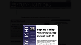 What Studylight.org website looked like in 2020 (4 years ago)