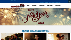 What Southernbank.com website looked like in 2020 (4 years ago)