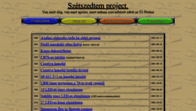 What Szetszedtem.hu website looked like in 2020 (4 years ago)