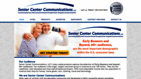 What Seniorcentercommunications.com website looked like in 2020 (4 years ago)