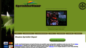 What Sprinklerfixer.com website looked like in 2020 (4 years ago)