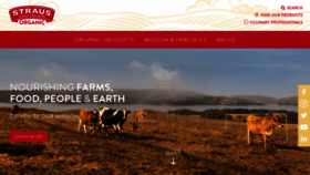 What Strausfamilycreamery.com website looked like in 2020 (4 years ago)