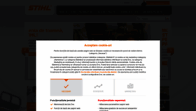 What Stihl.ro website looked like in 2020 (4 years ago)