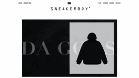 What Sneakerboy.com website looked like in 2020 (4 years ago)