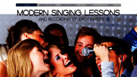 What Singinglessons55.com website looked like in 2020 (4 years ago)