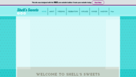 What Shellssweets.com website looked like in 2020 (4 years ago)