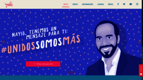 What Seguimosunidos.com website looked like in 2020 (4 years ago)