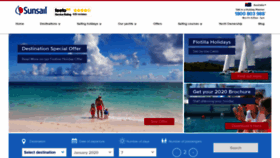 What Sunsail.com.au website looked like in 2020 (4 years ago)