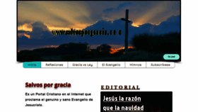 What Salvosporgracia.com website looked like in 2020 (5 years ago)