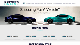 What Shopautosonline.com website looked like in 2020 (4 years ago)