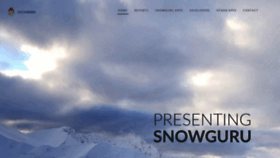 What Snow-guru.com website looked like in 2020 (4 years ago)
