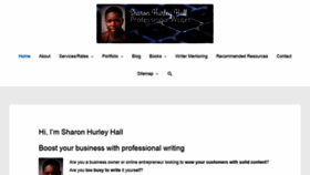 What Sharonhurleyhall.com website looked like in 2020 (4 years ago)