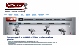 What Sprayco.be website looked like in 2020 (4 years ago)
