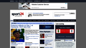 What Sports24.co.za website looked like in 2020 (4 years ago)