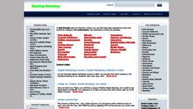 What Sizzlingdirectory.com website looked like in 2020 (4 years ago)