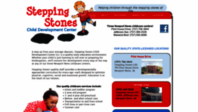 What Steppingstonescdc.com website looked like in 2020 (4 years ago)