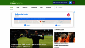 What Soccernews.nl website looked like in 2020 (4 years ago)