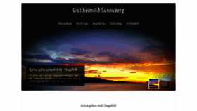 What Sunnuberg.is website looked like in 2020 (4 years ago)