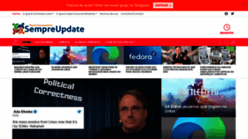 What Sempreupdate.com.br website looked like in 2020 (4 years ago)