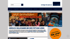 What Stiftunglesen.de website looked like in 2020 (4 years ago)