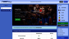 What Sbobetparlay.co website looked like in 2020 (4 years ago)