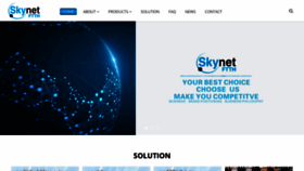 What Skynet-ftth.com website looked like in 2020 (4 years ago)