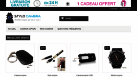 What Stylo-camera.fr website looked like in 2020 (4 years ago)