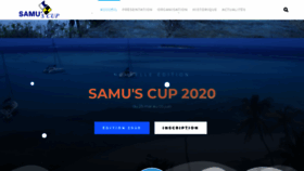What Samuscup.fr website looked like in 2020 (4 years ago)