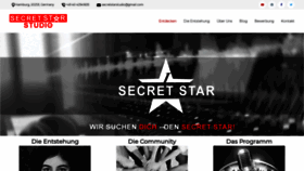 What Secret-star.studio website looked like in 2020 (4 years ago)