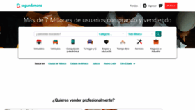 What Segundamano.com.mx website looked like in 2020 (4 years ago)